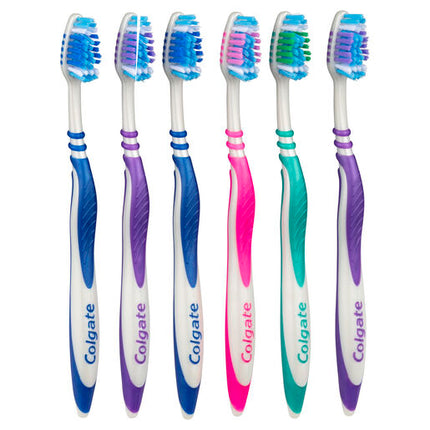 Colgate Zig Zag Manual Toothbrush Value 6 Pack Soft Bristles Antibacterial Bristles
