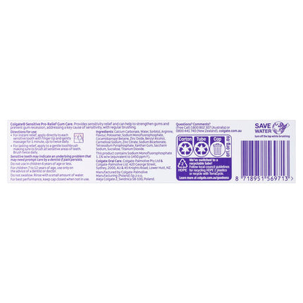 Colgate Sensitive Pro Relief Gum Care Toothpaste 110g