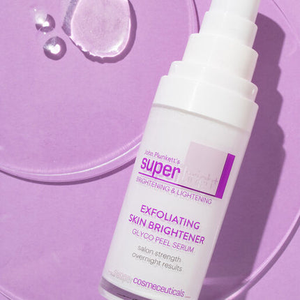 John Plunkett's SuperBright Exfoliating Skin Brightener Glyco Peel Serum 15mL