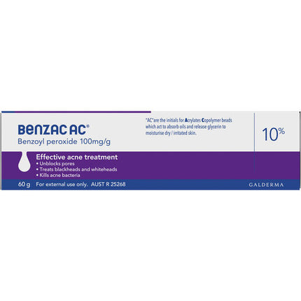 Benzac AC Acne Gel 10% 60g