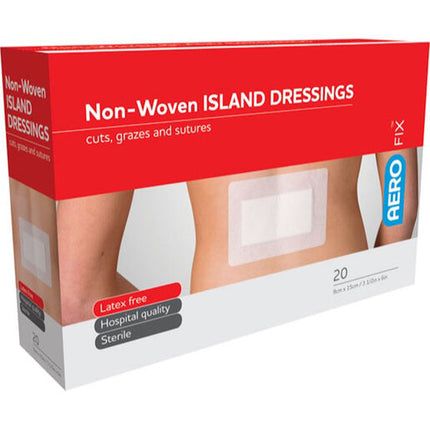 Aerofix Non Woven Island Dressing 10X15Cm