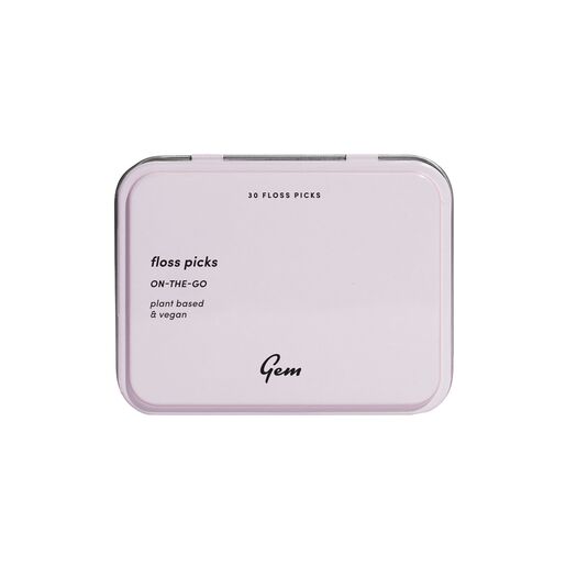 Gem Biodegradable Floss Picks 30 Pack