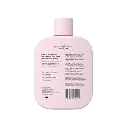 Gem Premium Natural Mouthwash Coconut Mint 500ml