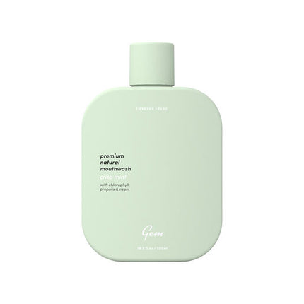 Gem Premium Natural Mouthwash Crisp Mint 500ml