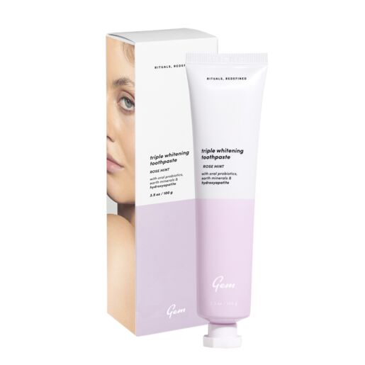 Gem Triple Whitening Toothpaste Rose Mint 100g