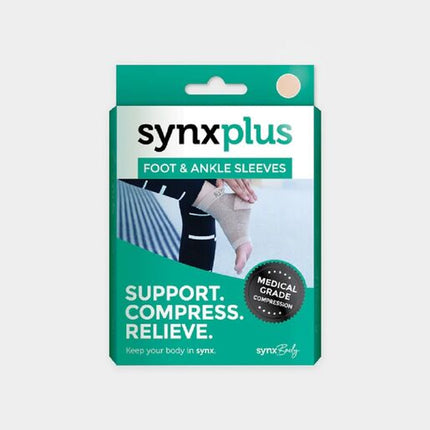 Synxplus Foot and Ankle Sleeve Black Large