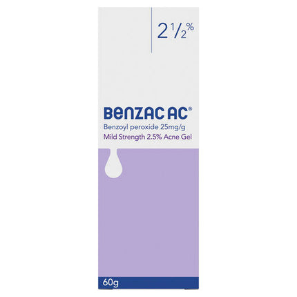 Benzac AC Acne Gel 2.5% 60g