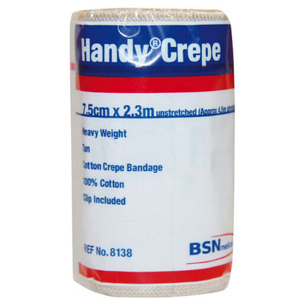 Handy Crepe Heavy Tan 7.5cm x 2.3m