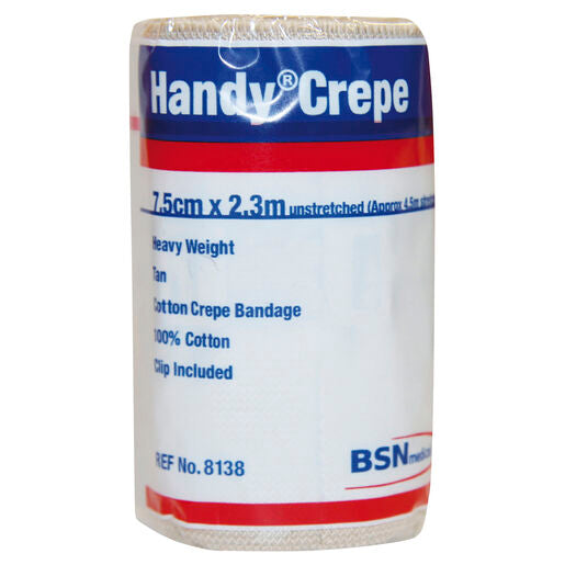 Handy Crepe Heavy Tan 7.5cm x 2.3m