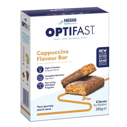 Optifast VLCD Bars Cappucino 6 x 65g