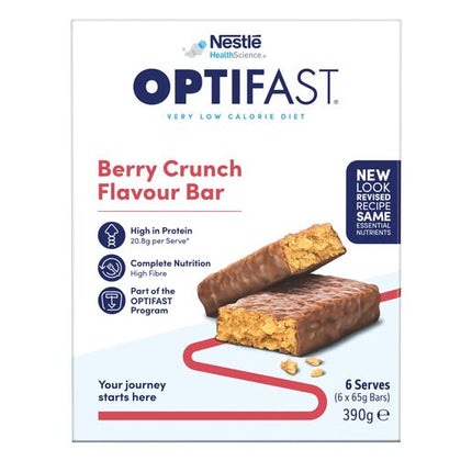 Optifast VLCD Bars Berry Crunch 6 x 65g