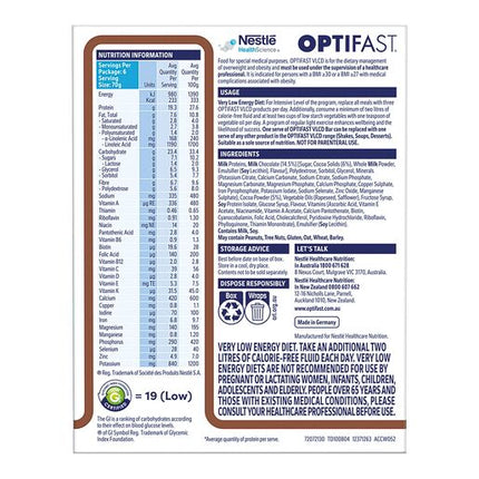 Optifast VLCD Bars Chocolate 6 x 65g