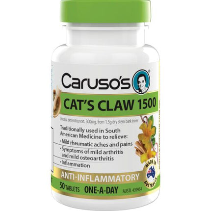 Caruso’s Cat’s Claw 1500 50 Tablets