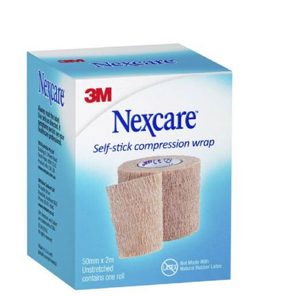 Nexcare Self Stick Compression Wrap 50mm x 2m
