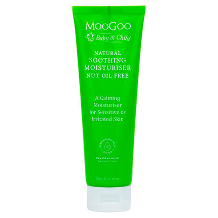 MooGoo Natural Soothing MSM Moisturiser Nut Oil Free 120g