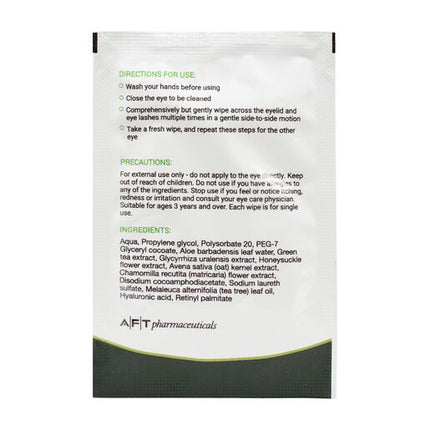 Opti-Soothe Preservative Free Eyelid Wipes 30s