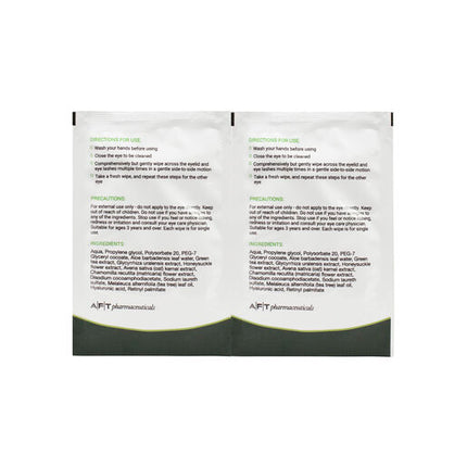 Opti-Soothe Preservative Free Eyelid Wipes 30s