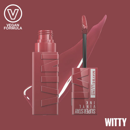 Maybelline Liquid Lipstick SuperStay Vinyl Ink 40 Witty