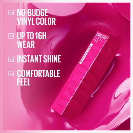 Maybelline Liquid Lipstick SuperStay Vinyl Ink 155 Upbeat
