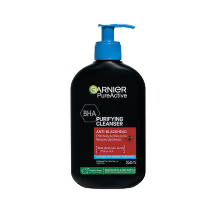 Garnier Pure Active Anti-Blackhead Charcoal Deep Cleanser 250ml
