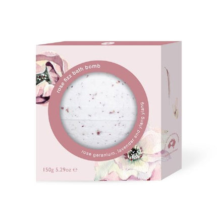 Natio Rose Fizz Bath Bomb 150g