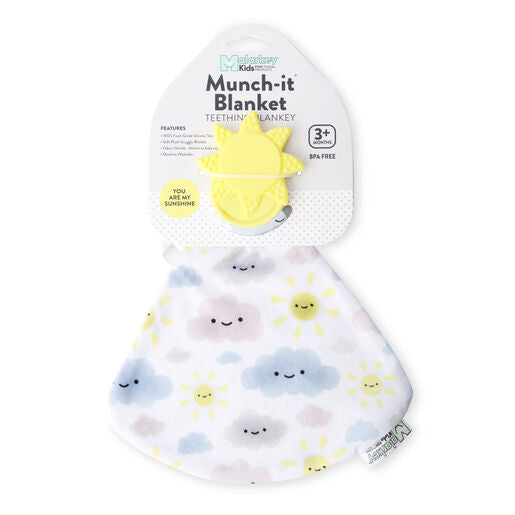 Malarkey Kids Munch-It Teething Blanket 3-12m Sunshine