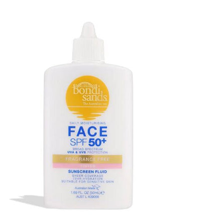 Bondi Sands Spf 50+ Fragrance Free Tinted Face Fluid 50ml
