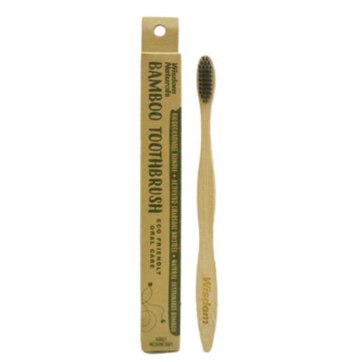 Wisdom Toothbrush Natural Bamboo BR1