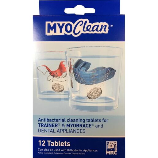 MyoClean Mouth Appliance Cleaning Tablets Pack of 12
