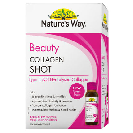 Nature's Way Beauty Collagen Shot 50ml 10 Pack