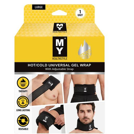 My Hot/Cold Reusable Gel Pack With Strap Large