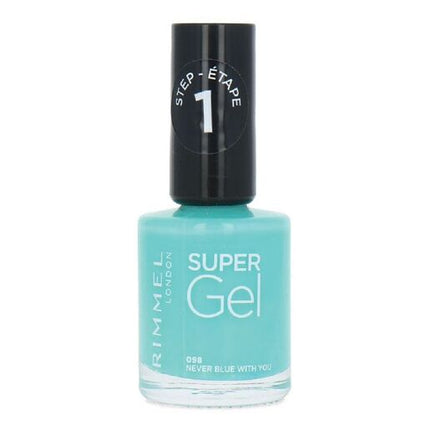 Rimmel Super Gel Nail Polish 098 Never Blue With You