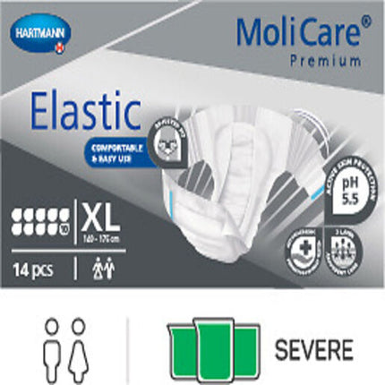MoliCare Premium Elastic 10 Drops Extra Large 14