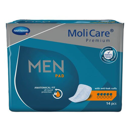 MoliCare Premium Men Pads 5 Drops 14 Packs