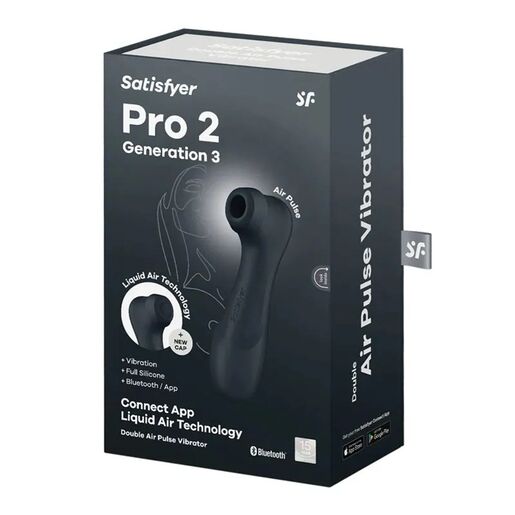 Satisfyer PRO 2 G3 Liquid Vibration Connect APP Dark Grey