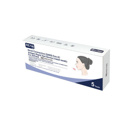 Novel Coronavirus (SARS-COV-2) Antigen Rapid Test Cassette (swab) 5 Tests