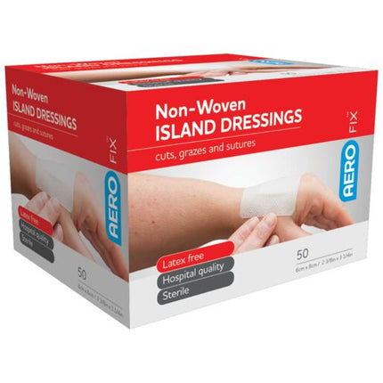 Aerofix Non Woven Island Dressing 6X8cm (single dressing)