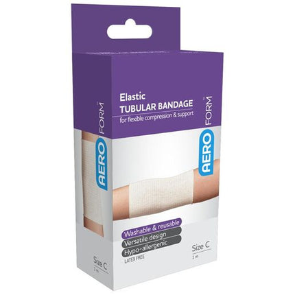 AeroForm Size C Adult Limbs Elastic Tubular Bandage 7cm x 1M