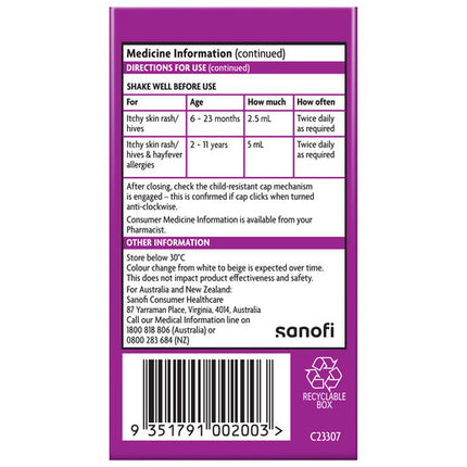Telfast Liquid Paraben Free 60ml