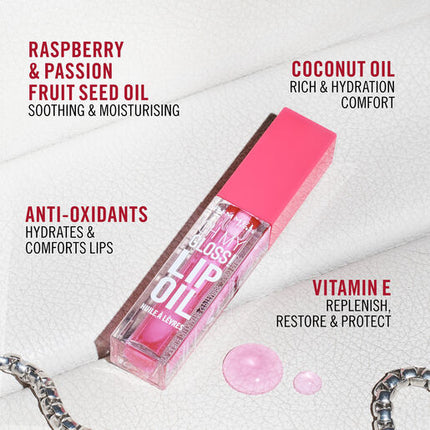 Rimmel Oh My Gloss Lip Oil 004 Vivid Red