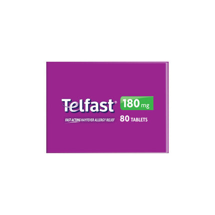 Telfast 180mg 80 Tablets