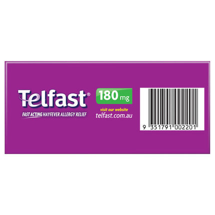 Telfast 180mg 80 Tablets