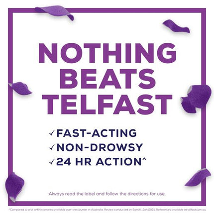 Telfast 180mg 80 Tablets