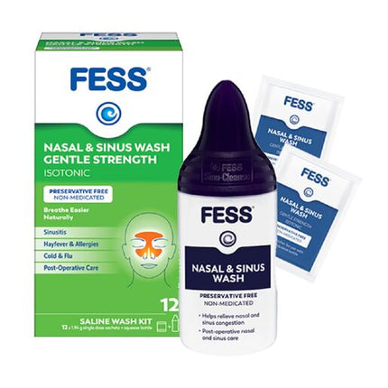 Fess Nasal & Sinus Wash Refill Gentle Strength 50S