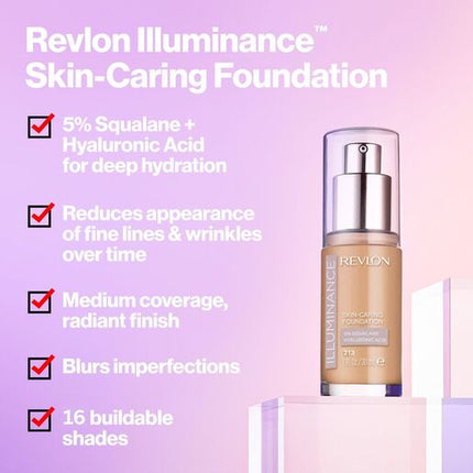 Revlon Illuminance Skin-Caring Liquid Foundation Light Natural