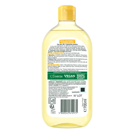 Garnier Vitamin C Cleansing Micellar Water 700ml