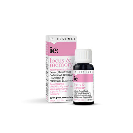 In Essence Focus & Memory Essential Oil Blend 10ml