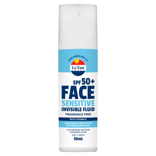 Le Tan SPF 50+ Face Sensitive Invisible Fluid 50ml