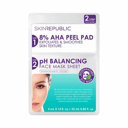 Skin Republic 2-Step Face Mask AHA