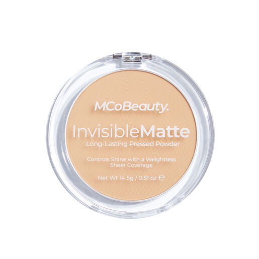 MCoBeauty Invisible Matte Long-Lasting Pressed Powder Natural Beige